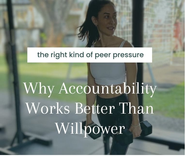 Accountability and habit change in group environments